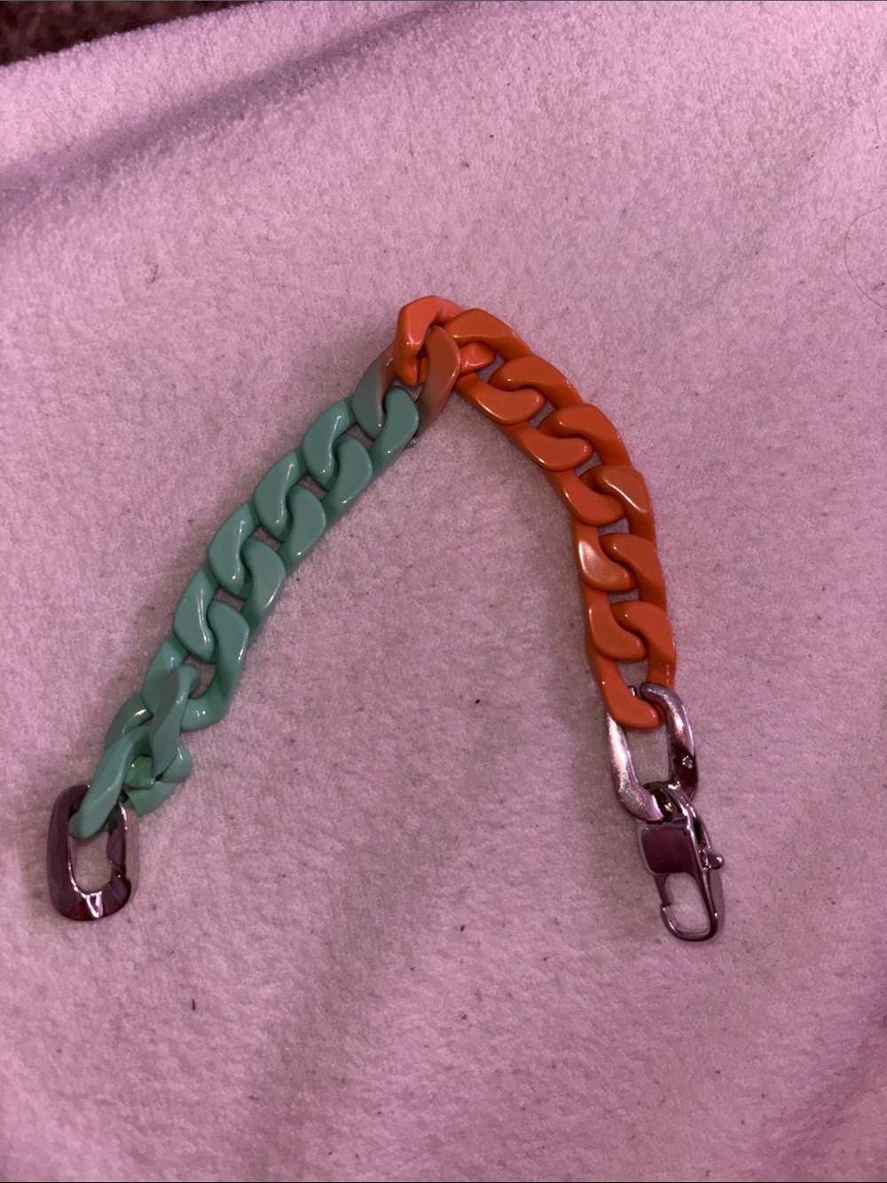 The life of a showgirl colors chain bracelet